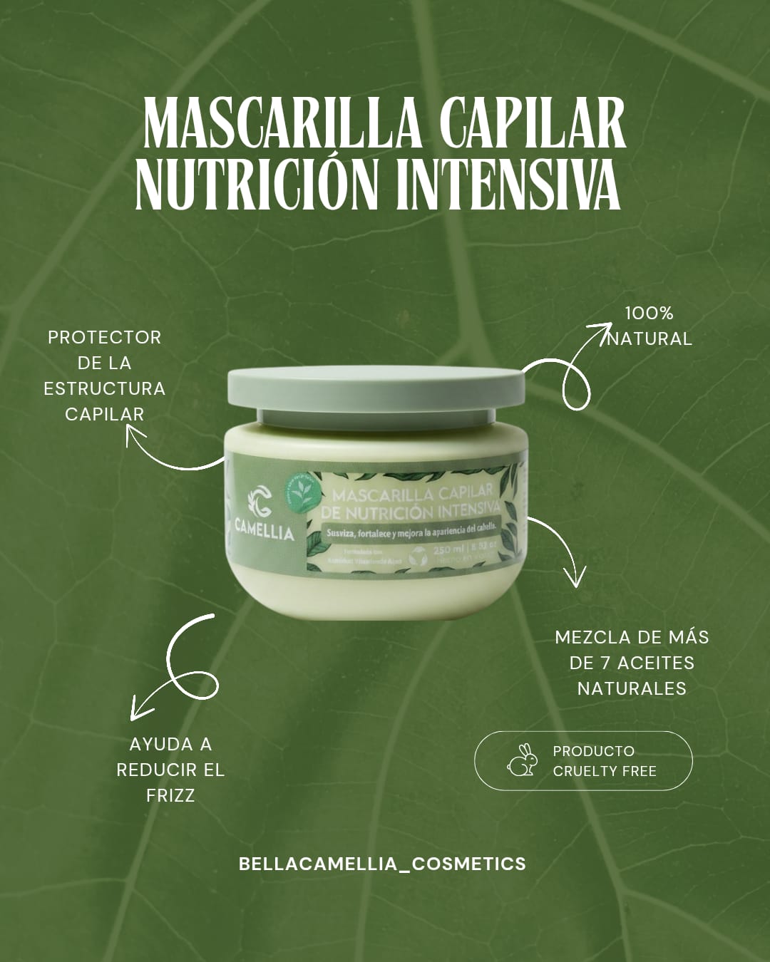 Mascarilla Capilar de Nutrición Intensiva 250g