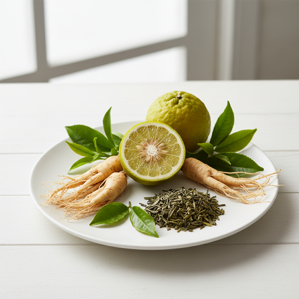 SHAMPOO ENERGIZANTÉ TE VERDE, BERGAMOTA Y GINSENG